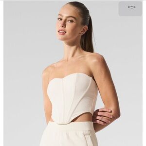 NWOT Alo Yoga Polar Fleece Corset Top Medium